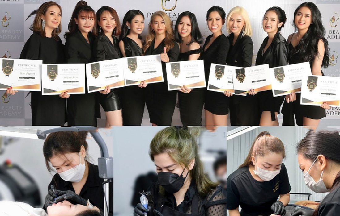 Học viên tại Phi Beauty Academy