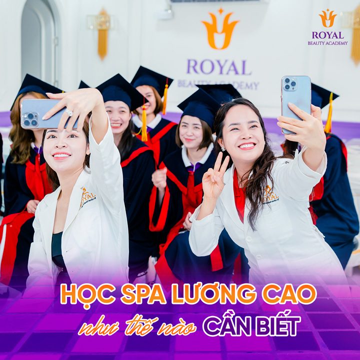 Học spa thu nhập ổn định mức lương tốt