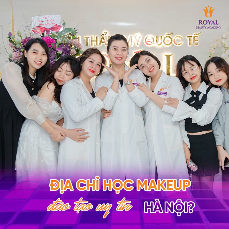 Tham gia học Makeup bạn cần lựa chọn địa chỉ đào tạo uy tín